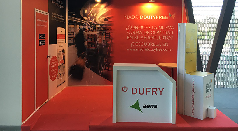 Sweet Ideas realiza la producción, el montaje gráfico y la coordinación del stand de DUFRY en el Mutua Madrid Open Sweet Ideas realiza la producción, el montaje gráfico y la coordinación del stand de DUFRY en el Mutua Madrid Open