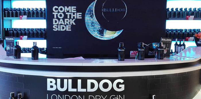 Espacio Promocional Bullgog London Dry Gin Ibiza