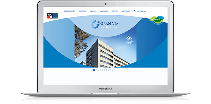 Microsite Web Gran Va Valdebebas