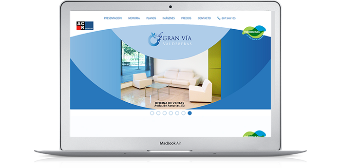 Microsite Web Gran Va Valdebebas