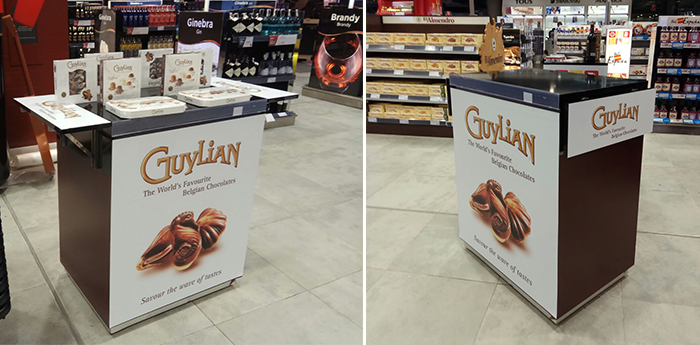 Guylian personalizacin Tasting bar en Madrid T4