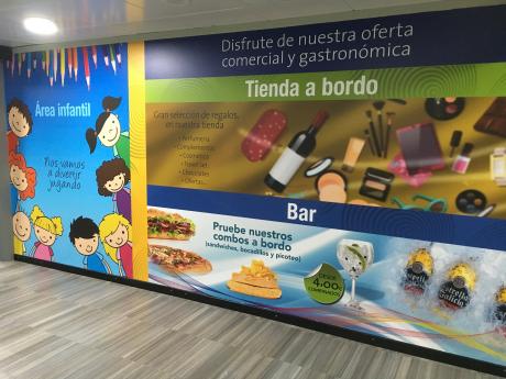 Restyling espacios comerciales en diferentes Ferries de Balearia