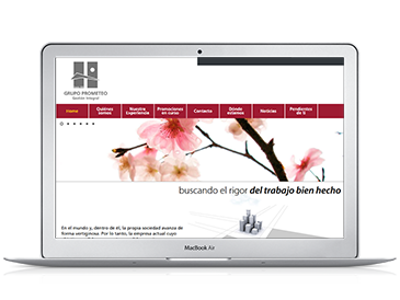 Web corporativa Serprogesa