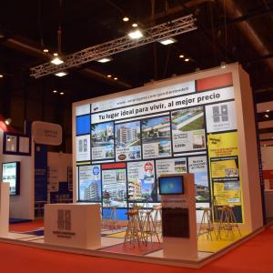 Construccin y produccin del Stand de Grupo Prometeo en la feria SIMA 2015