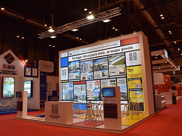 Construccin y produccin del Stand de Grupo Prometeo en la feria SIMA 2015